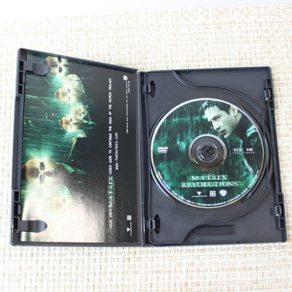 DVD MATRIX RELOADED & MATRIX REVOLUTIONS SET FULL SCREEN RATED R KEANU REEVES - Picture 13 of 16